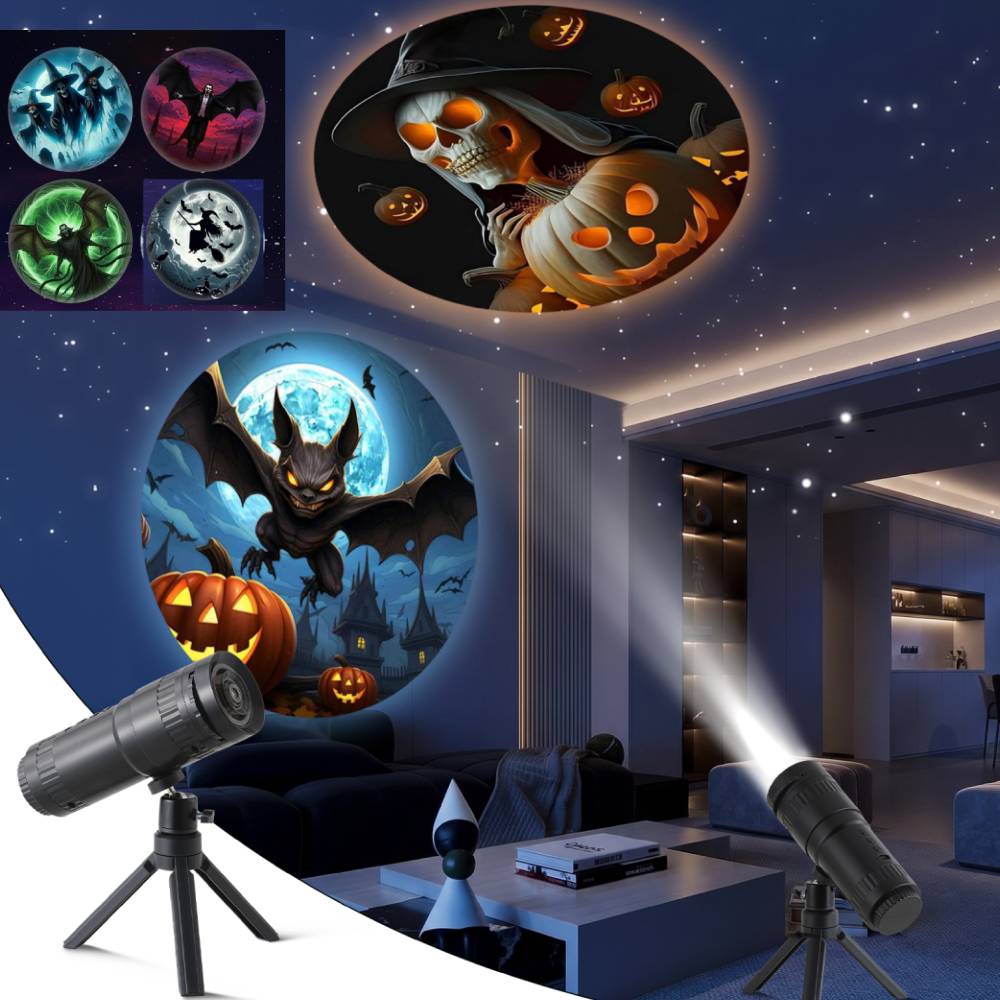 Projector Tripod Stand - Projektör Lambası Cadılar Bayramı Hayalet Kafatası