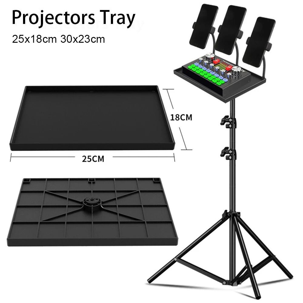 Projector Tripod Stand - 1 Adet Yeni Siyah Projektör Tepsisi