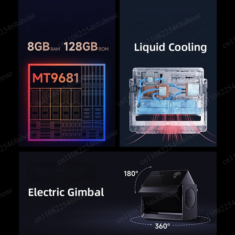 Home Cinema Laser Projector - S7 Ultra Max Üç Renkli Lazer