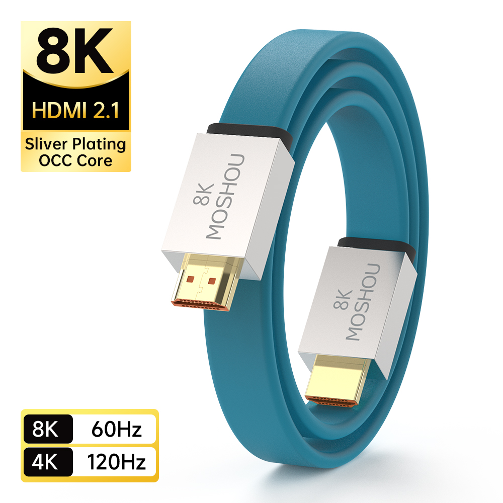 Hdmi Arc Cable - MOSHOU HDMI 2.1 Kablosu 48Gbps 8K@60Hz