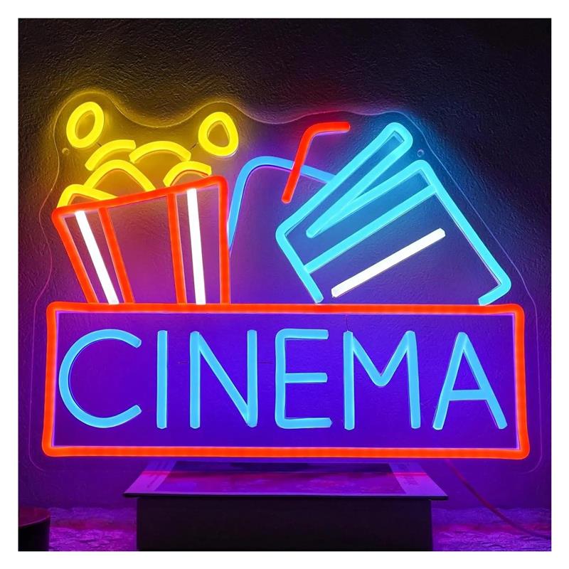 Home Cinema Wall Lights - Sinema Neon Burcu USB Powered Kısılabilir