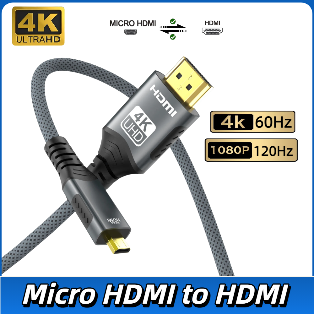 Hdmi Arc Cable - 4K Mikro HDMI-HDMI ile uyumlu 4K@60Hz