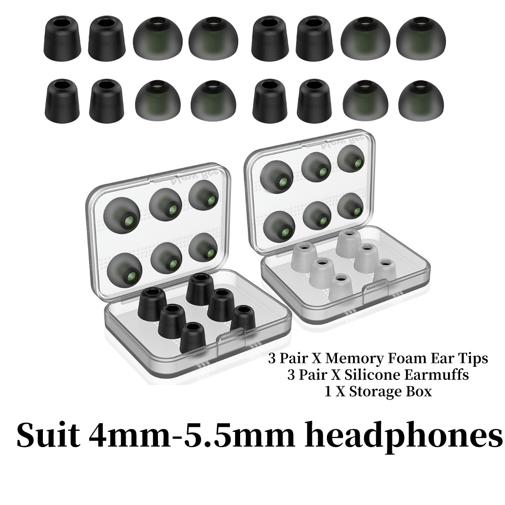 Noise Isolating Pad - Bellek köpük kulak ipuçları gürültü izole