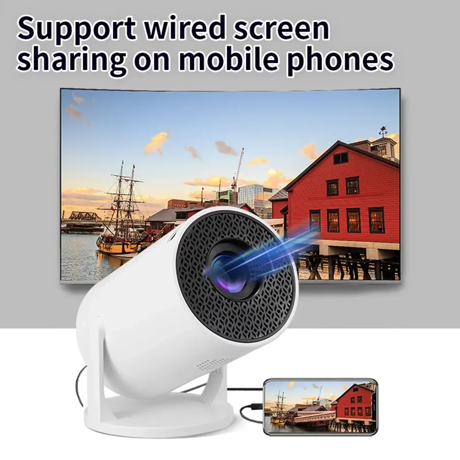 Yeni SmartProjector Mini HY300 - Video Home Cinema incelemesi ve fiyatı