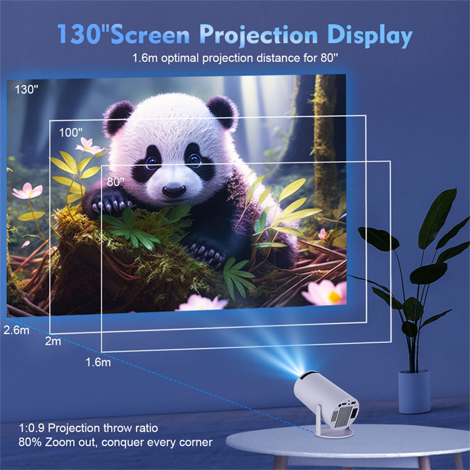2026 Yeni HY300 Projektör 4K A - Video Home Cinema incelemesi ve fiyatı