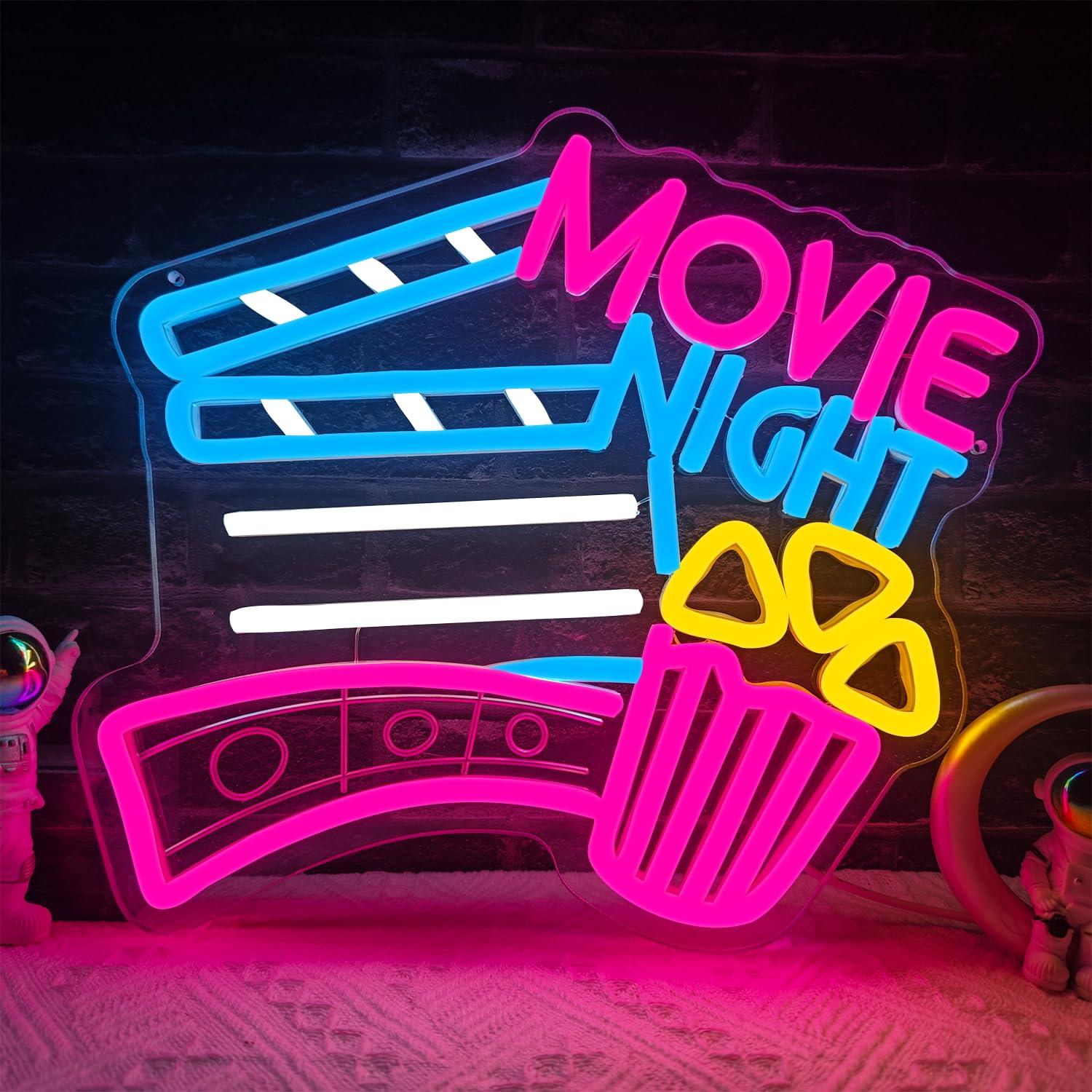 Film Gecesi Neon Tabelası USB  - Home Cinema Wall Lights incelemesi ve fiyatı