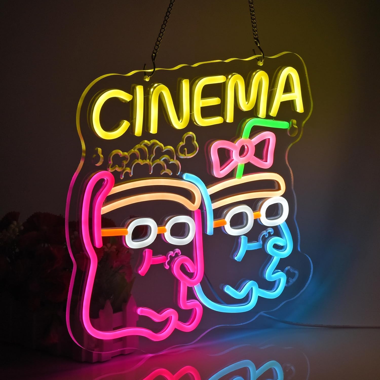 Sinema Neon Tabelası LED Duvar - Home Cinema Wall Lights incelemesi ve fiyatı