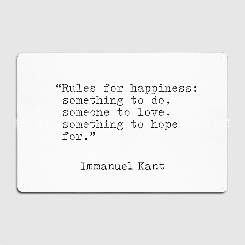 Immanuel Kant Alıntılar Metal  - Home Cinema Quotes incelemesi ve fiyatı