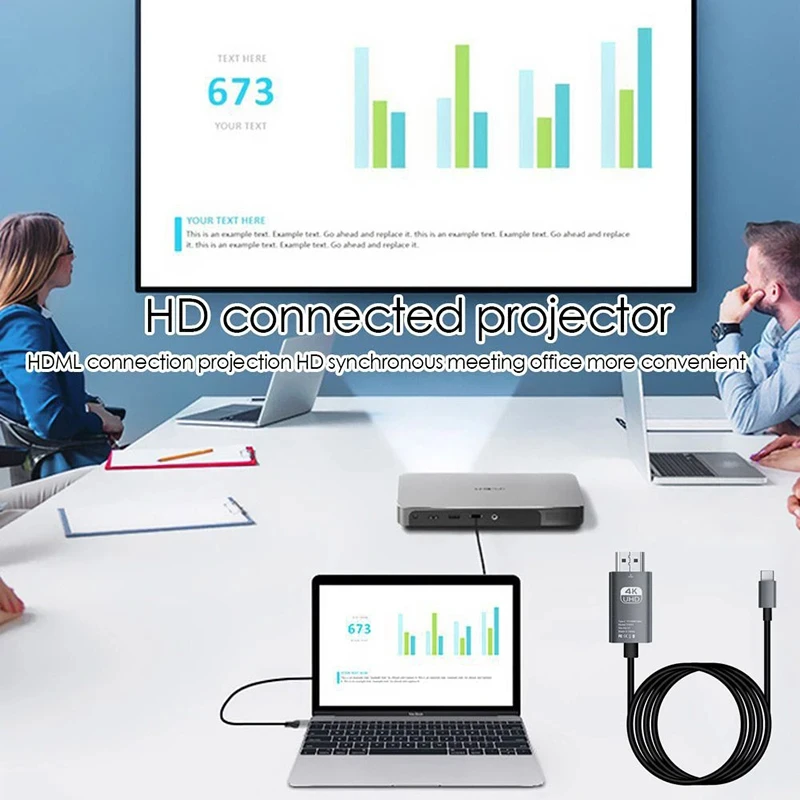 USB C HDMI kablosu 2M/6.6FT 4K - Hdmi Arc Cable incelemesi ve fiyatı