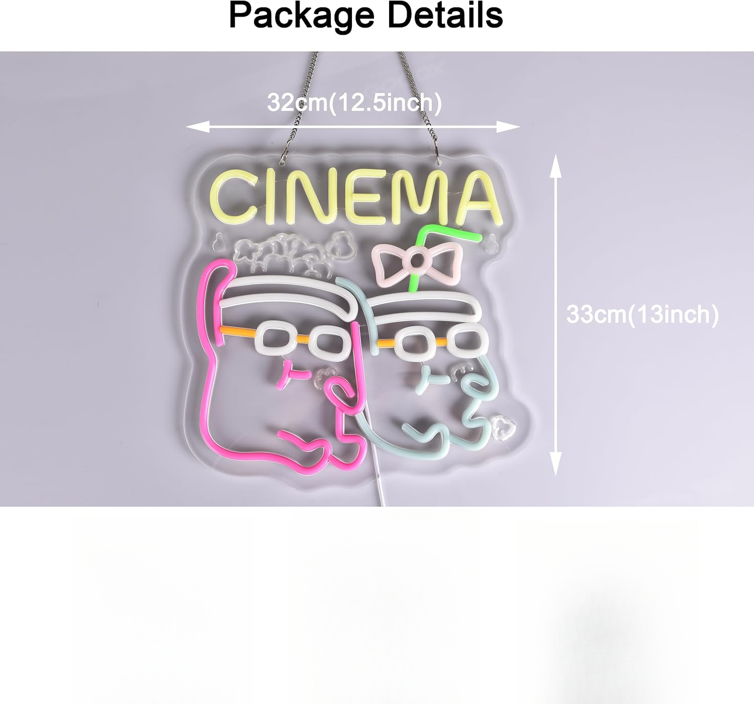 Sinema Neon Tabelası USB Güçlü - Home Cinema Wall Lights incelemesi ve fiyatı