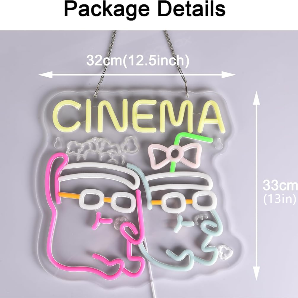 Sinema Neon Tabelası LED Patla - Home Cinema Wall Lights incelemesi ve fiyatı