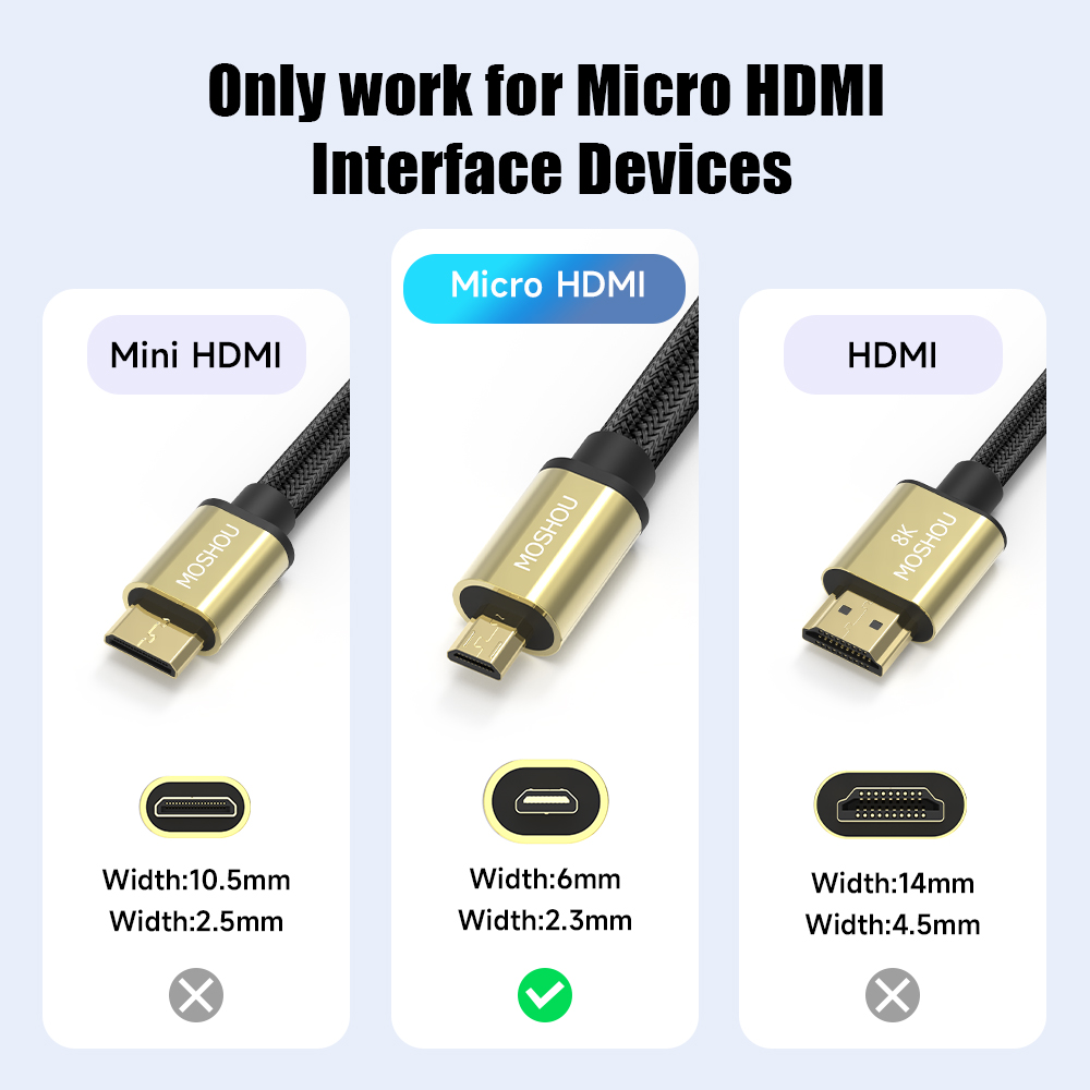 Mikro HDMI uyumlu kablo 2.1 3D - Hdmi Arc Cable incelemesi ve fiyatı