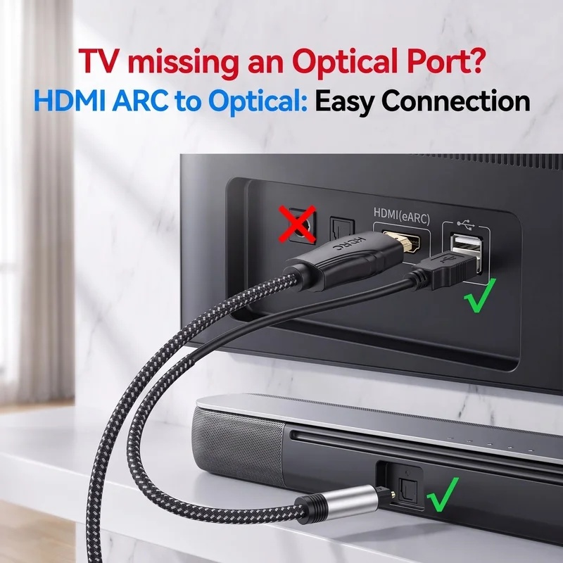 HDMI EARC ARC - Optik SPDIF Se - Hdmi Arc Cable incelemesi ve fiyatı