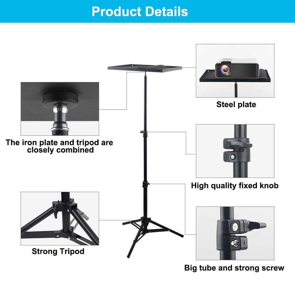 110 cm 160 cm Ayarlanabilir Ev - Projector Tripod Stand incelemesi ve fiyatı